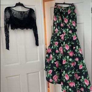 Sherri Hill floral prom dress!